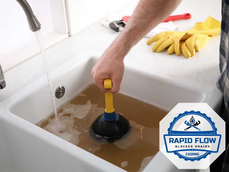 drains blocked shower bath qld cairns