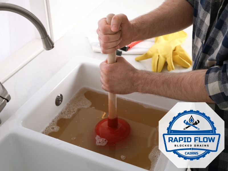 kitchen sinks blocked qld cairns