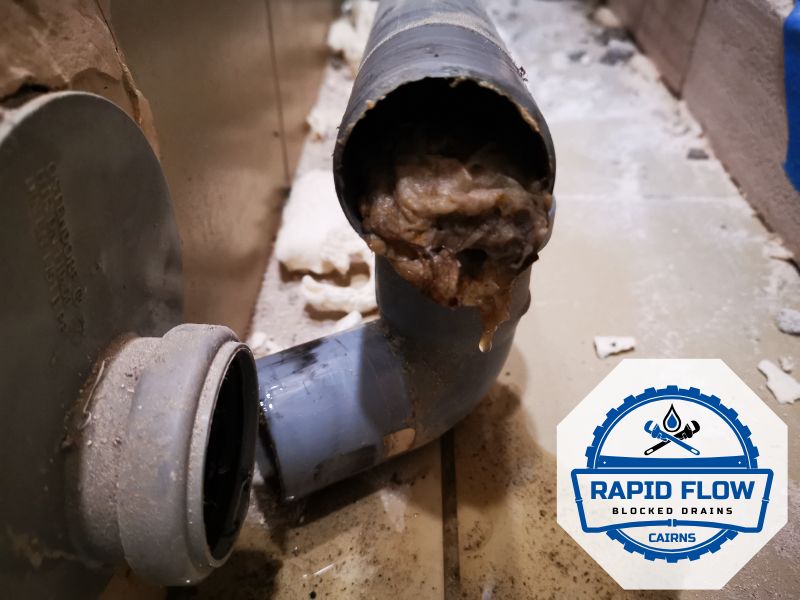 line blockages sewer qld cairns